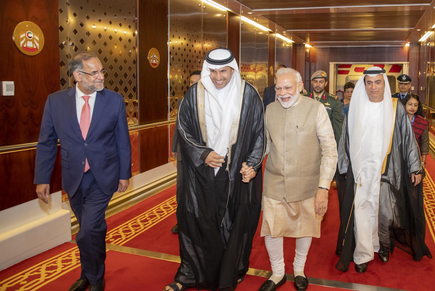 Modi arrives in Abu Dhabi – Asian Lite UAE