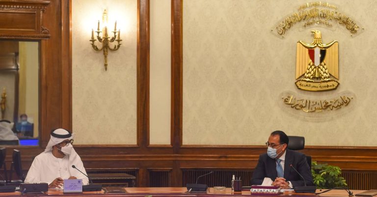 Al Jaber, Egyptian PM discuss strategic ties