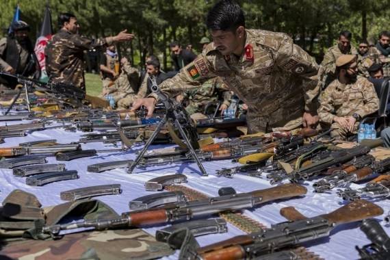 107 weapons recovered in E. Afghanistan