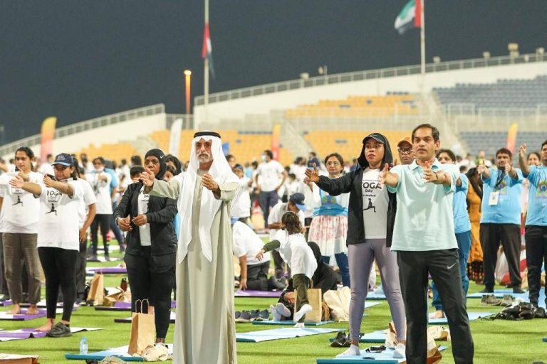 Thousands join largest-ever Yoga event in Abu Dhabi
