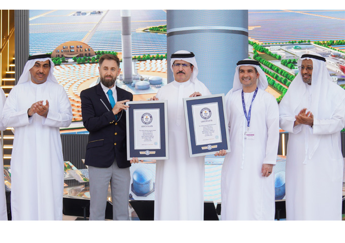 Al Maktoum Solar Park Breaks Two Guinness World Records - Asian Lite UAE